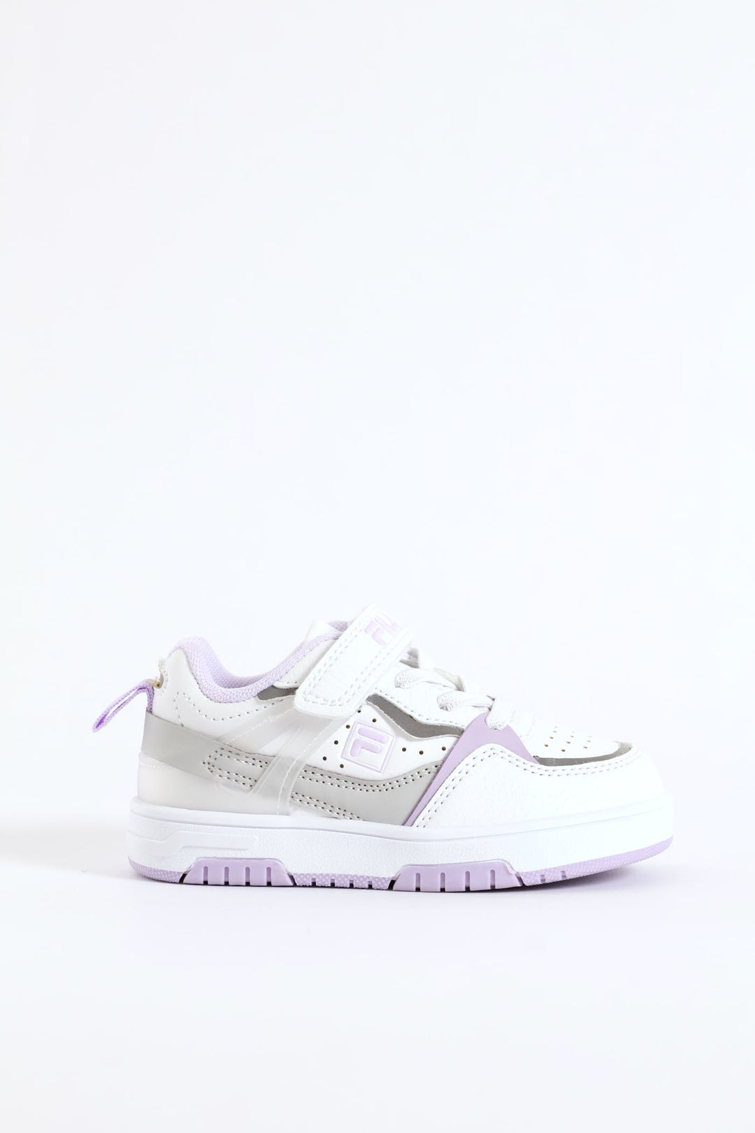 Pre-Girls Lilo Sneaker - White/Lilac