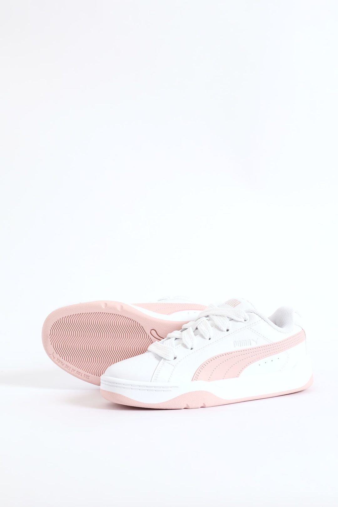 Girls Park Lifestyle Easy Sneaker - White/Pink