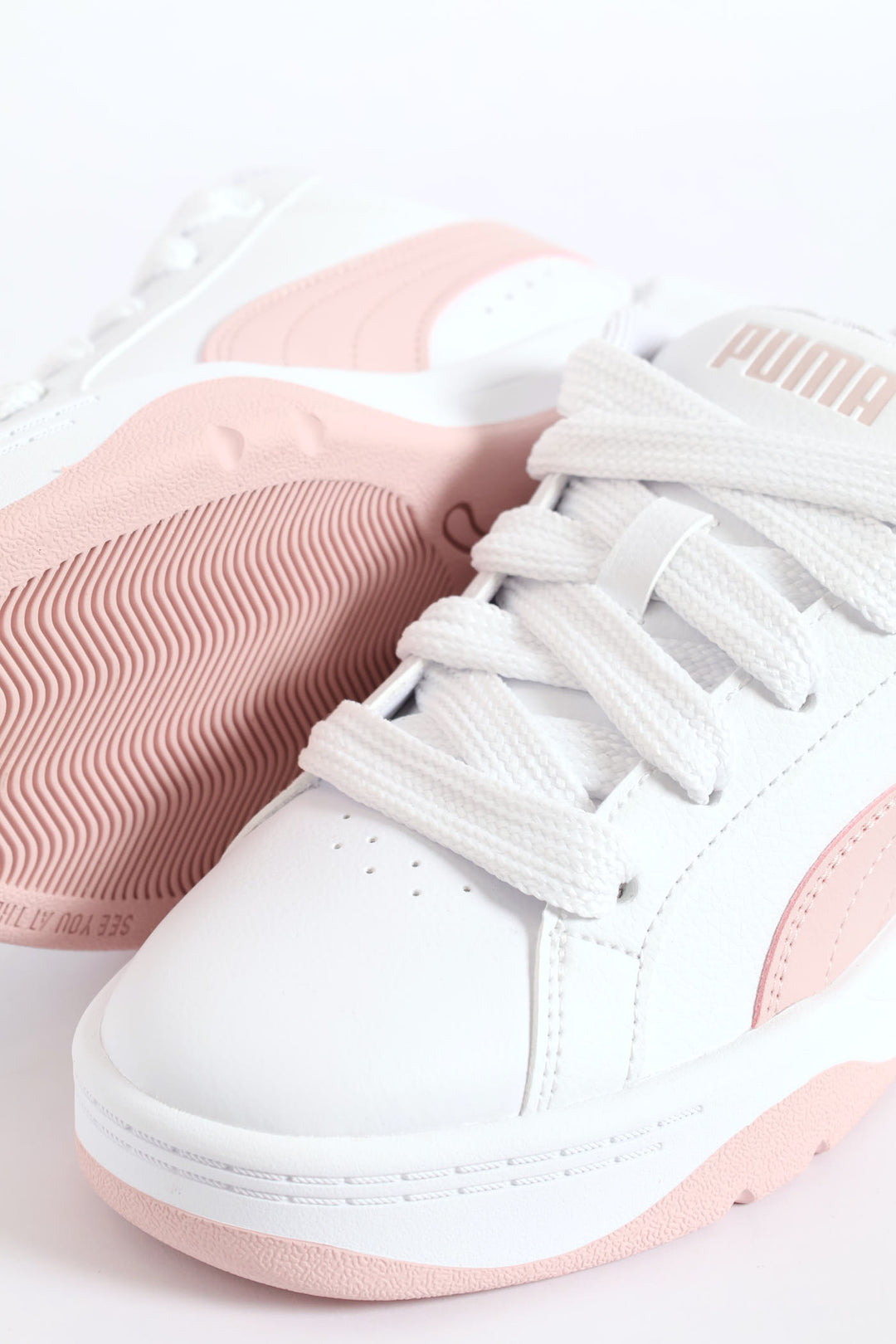 Girls Park Lifestyle Easy Sneaker - White/Pink