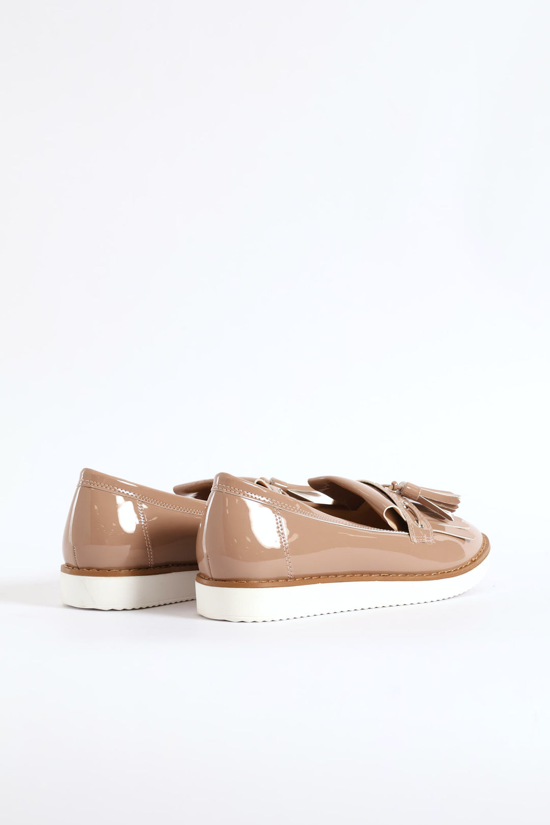 Tassle Trim Boat Shoe - Blush