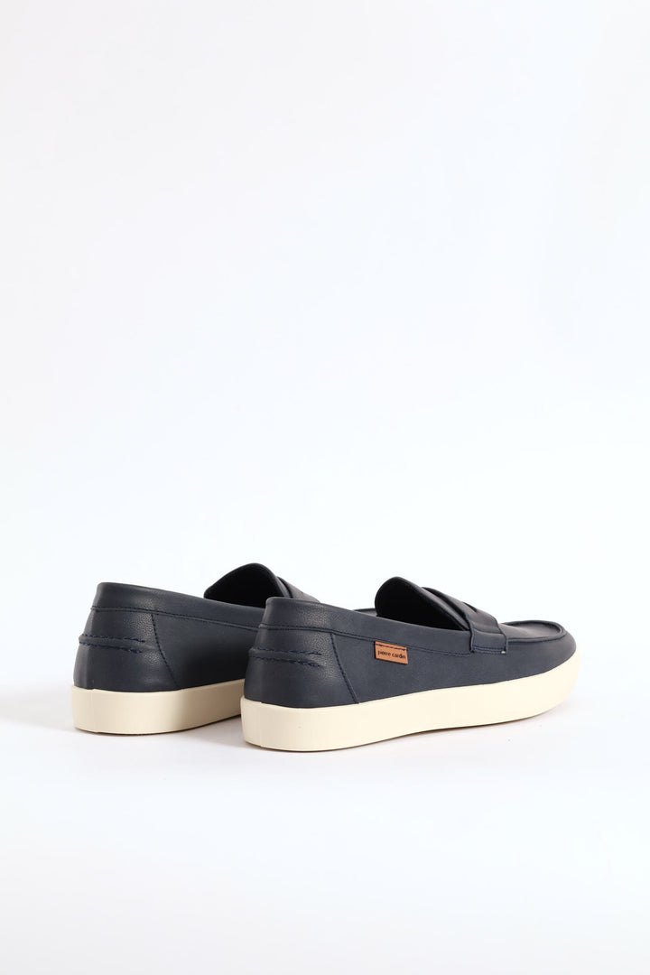 Penny Moccasin Casual Slip On - Navy
