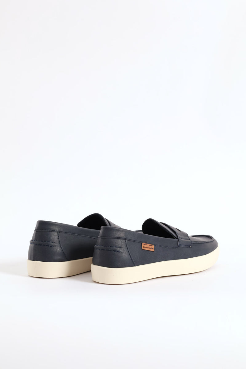 Penny Moccasin Casual Slip On - Navy