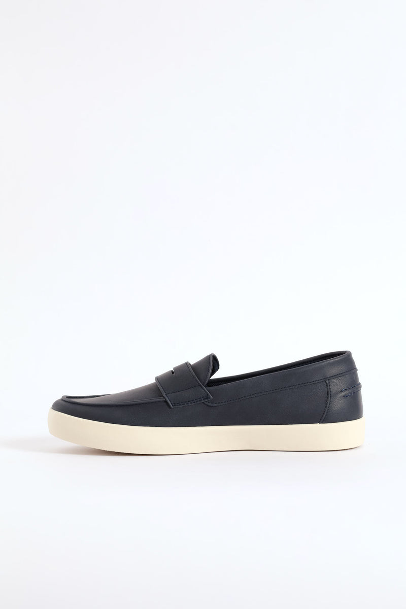 Penny Moccasin Casual Slip On - Navy