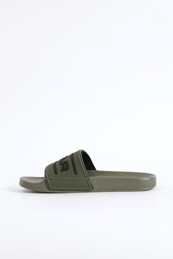 Hugo Pool Slide - Olive