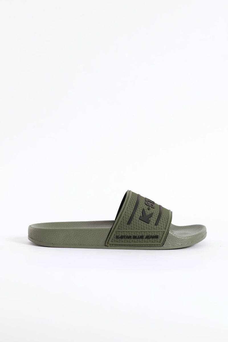 Hugo Pool Slide - Olive