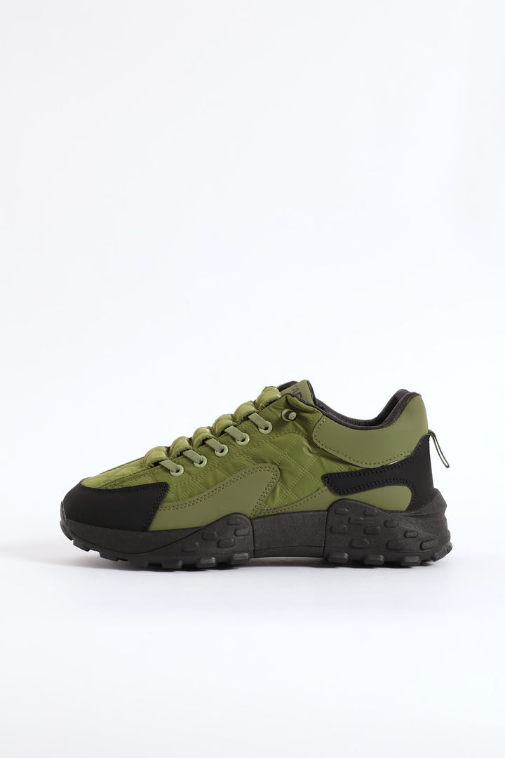 Ace Retro Trainer - Olive