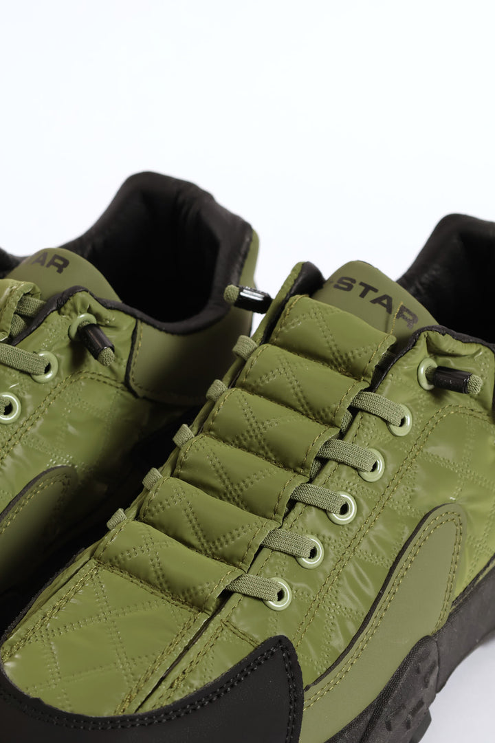 Ace Retro Trainer - Olive