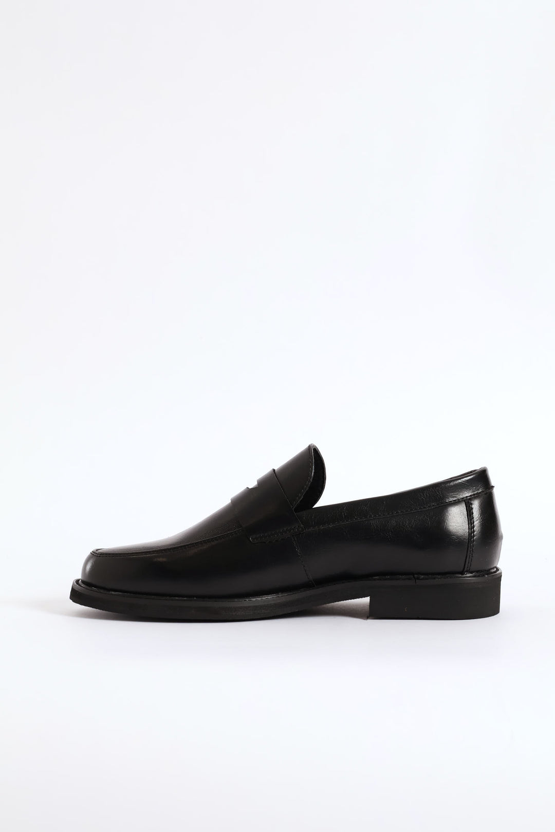 Cutout On Upper Band Slip On Formal Shoe - Black