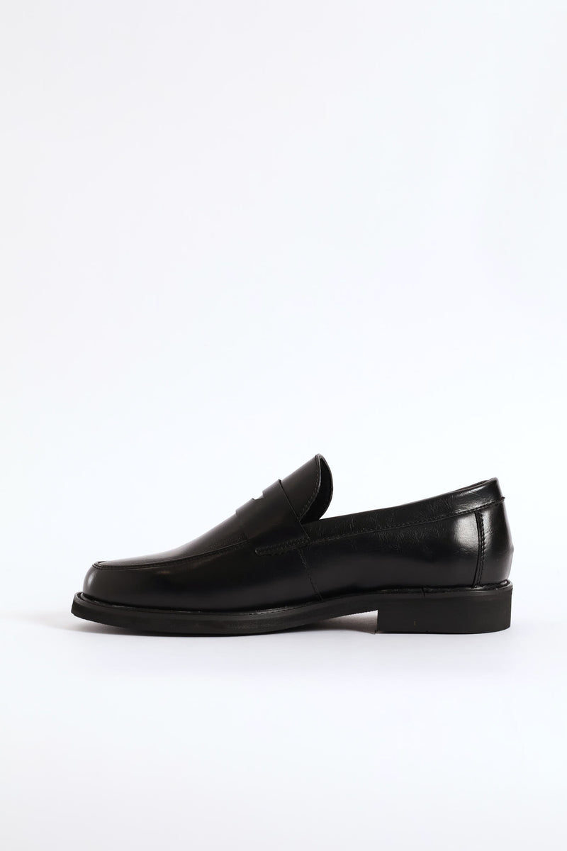 Cutout On Upper Band Slip On Formal Shoe - Black