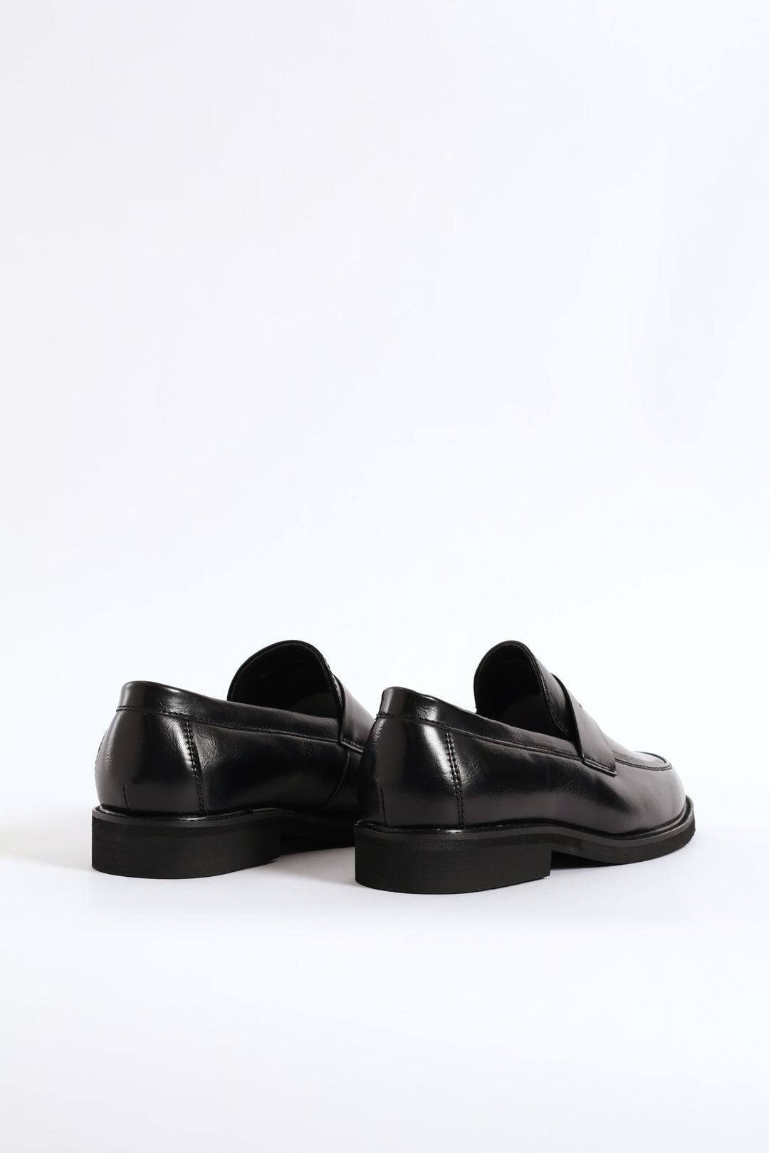 Cutout On Upper Band Slip On Formal Shoe - Black