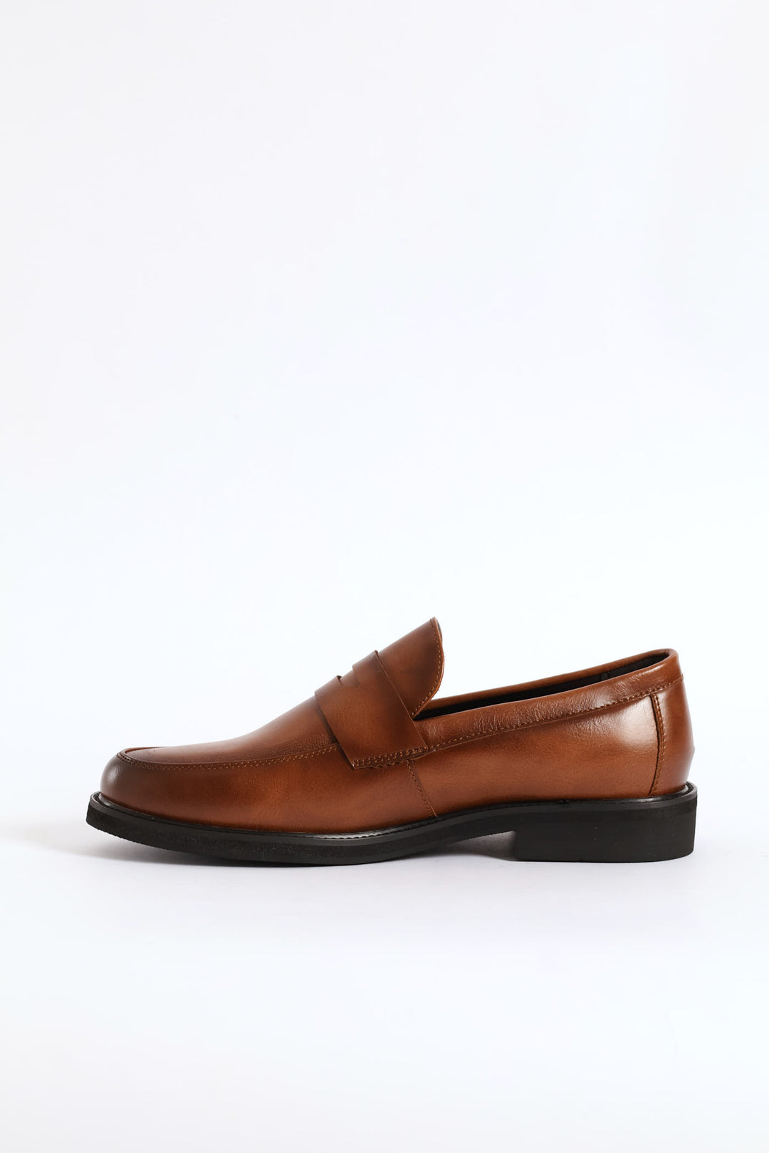 Cutout On Upper Band Slip On Formal Shoe - Tan