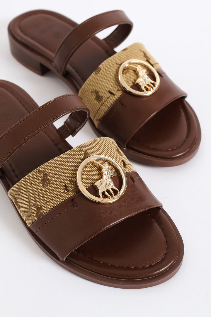 Circle Trim Slide - Tan