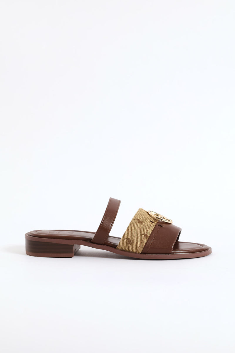 Circle Trim Slide - Tan