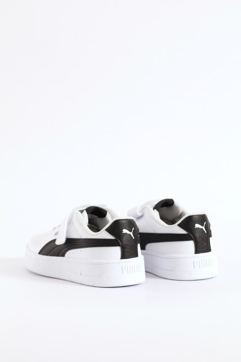 Pre-Boys Court Classic Clean Ac Plus Sneaker - White/Black