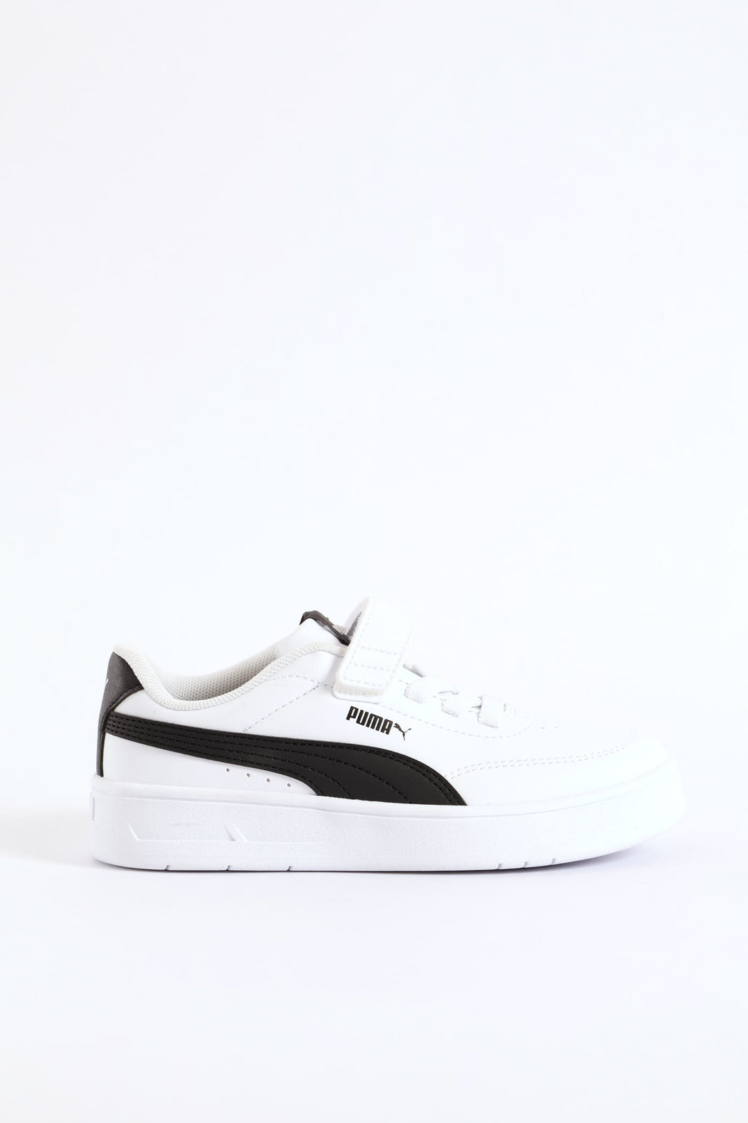 Pre-Boys Court Classic Clean Ac Plus Sneaker - White/Black