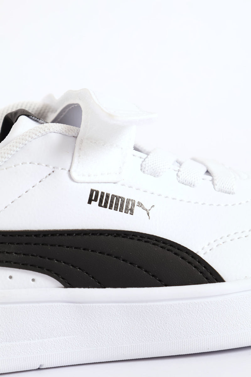 Pre-Boys Court Classic Clean Ac Plus Sneaker - White/Black