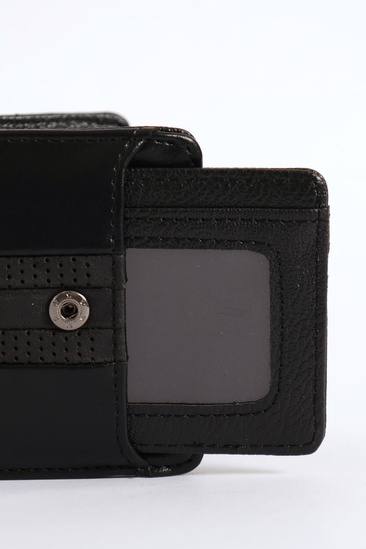 Stitched Billfold Wallet - Black