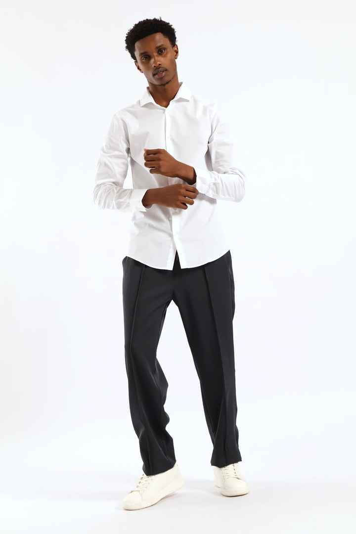 Easy Care Long Sleeve Shirt - White