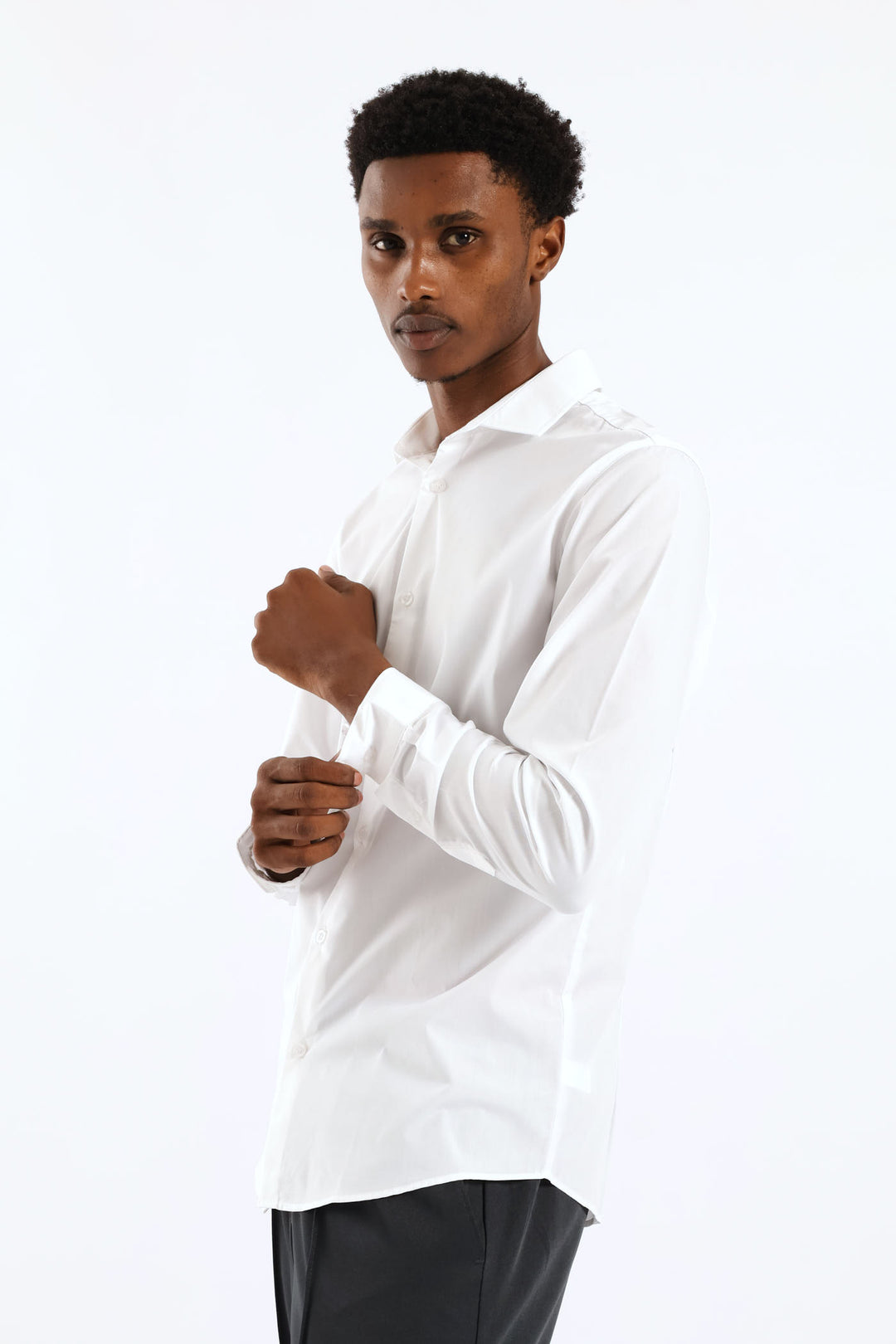 Easy Care Long Sleeve Shirt - White