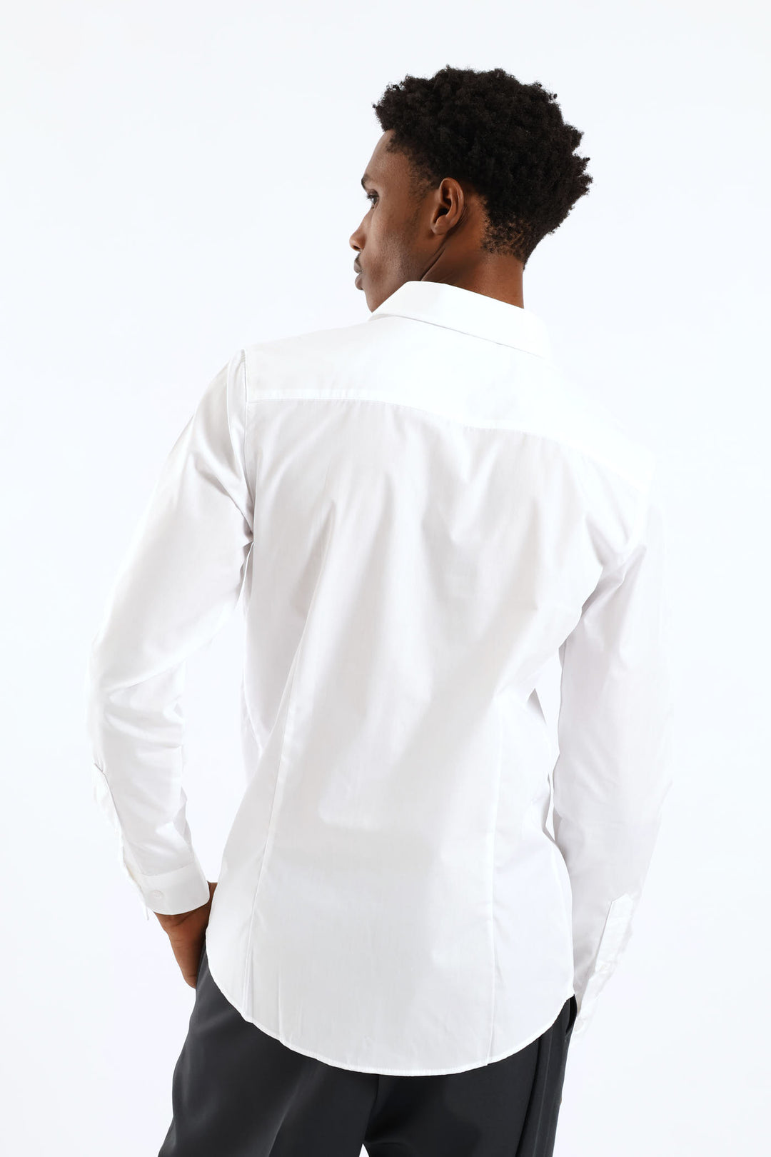 Easy Care Long Sleeve Shirt - White