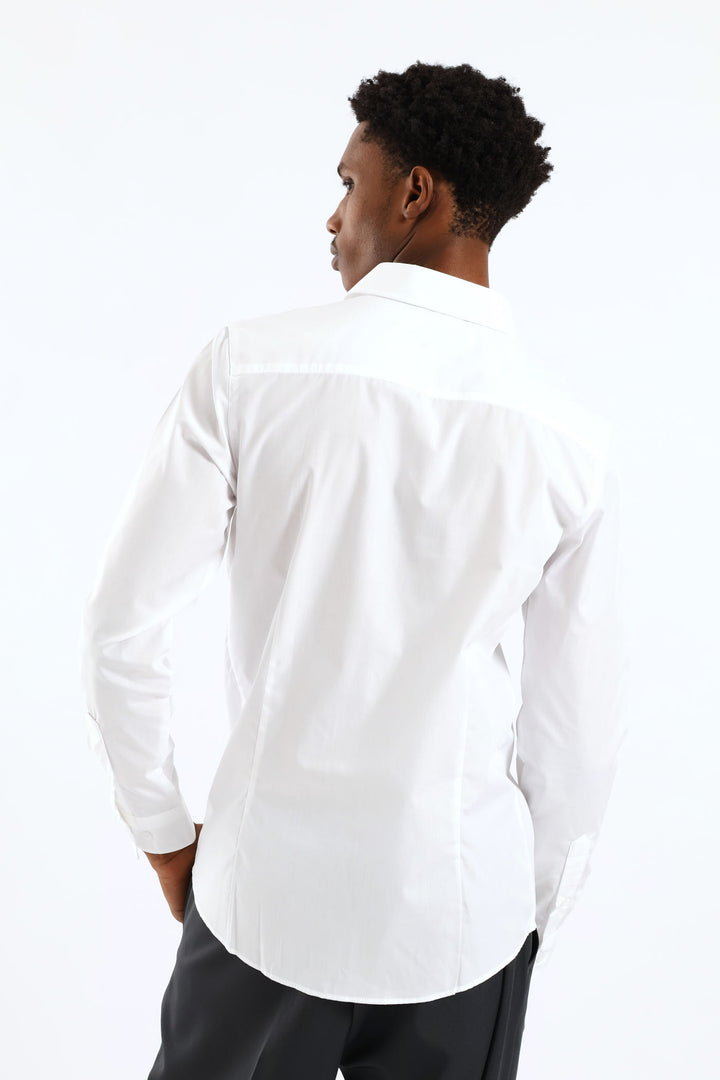 Easy Care Long Sleeve Shirt - White