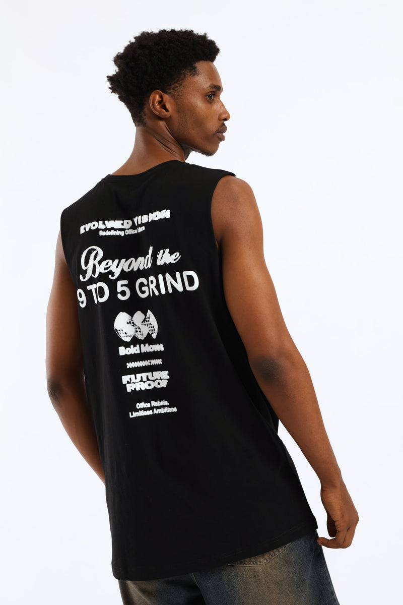 9 To 5 Grind Vest - Black