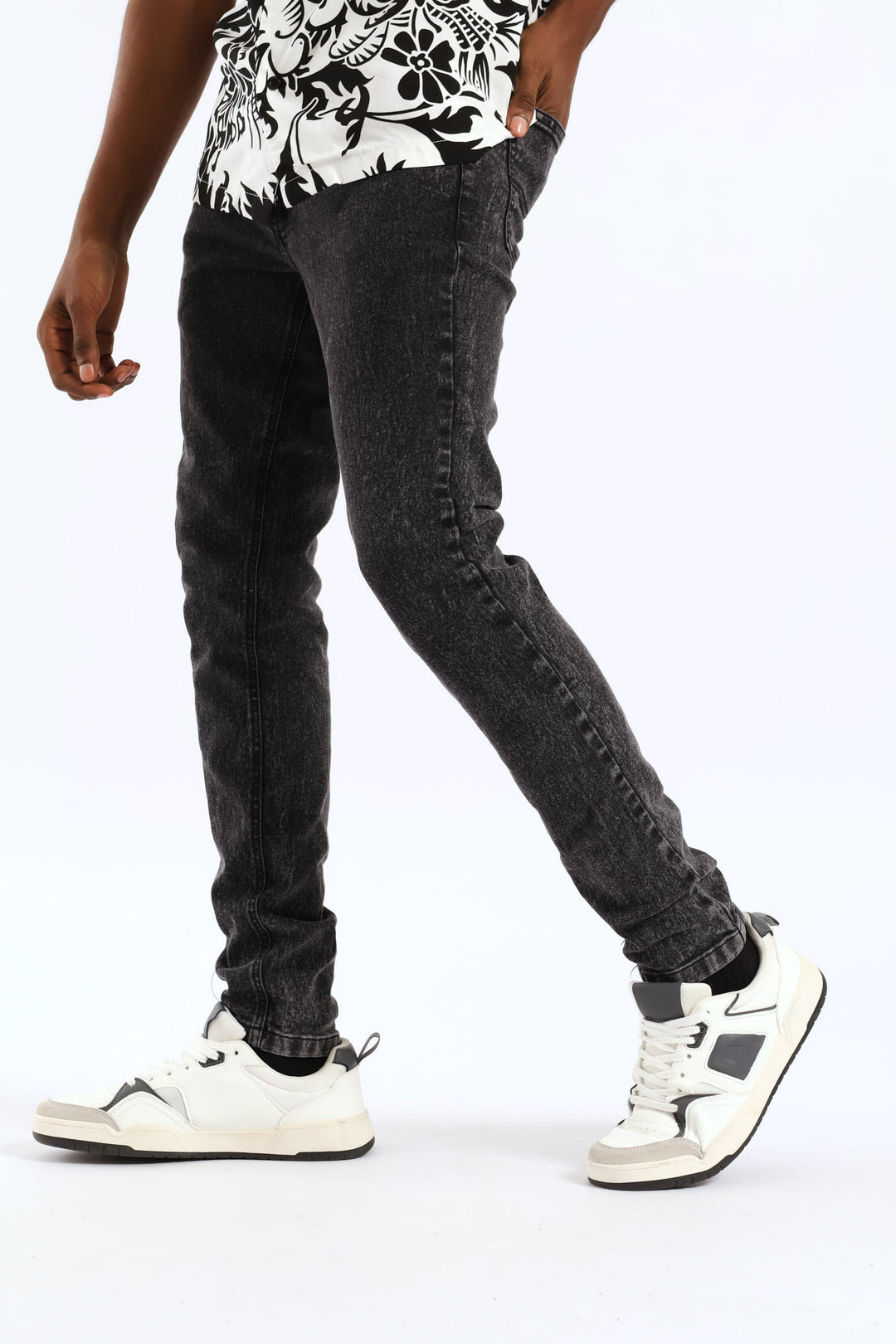 Acid Super Skinny Denim - Black