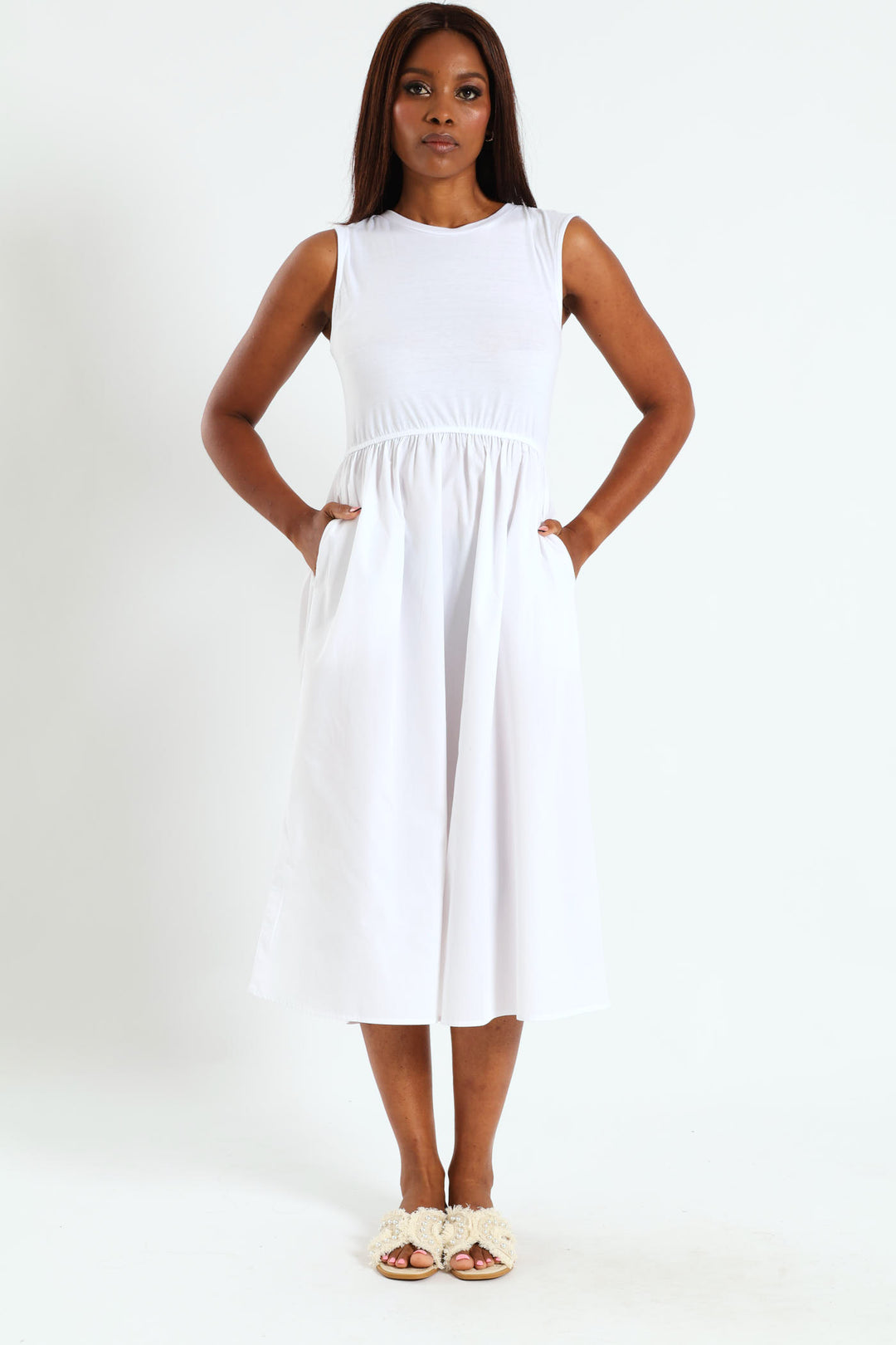 White Dress Edgars Ladies Clothing Midi Dress White Dress Edgars
