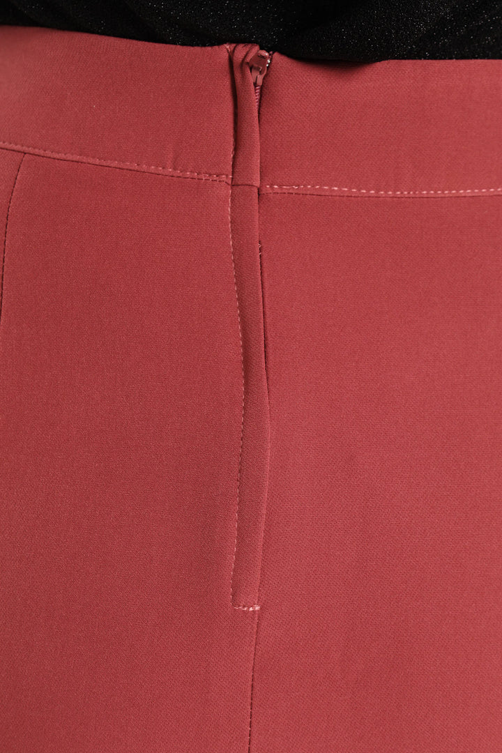 Basic Career Skirt - Dusty Pink