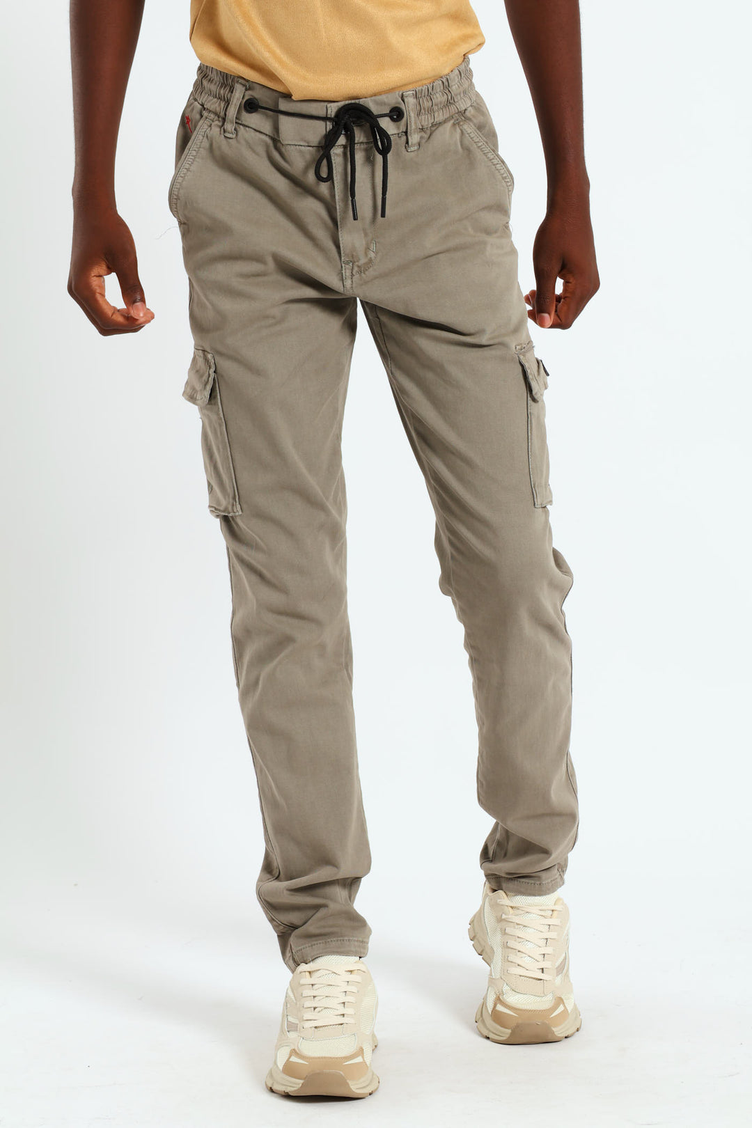 Boys Campione Cargo Pants - Taupe