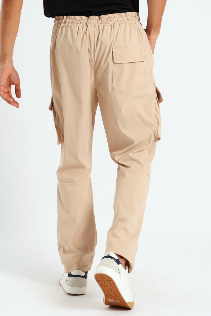 Multi Pocket Technical Cargo Pants - Stone