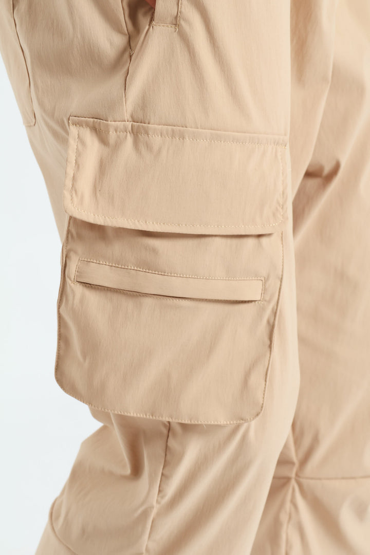Multi Pocket Technical Cargo Pants - Stone