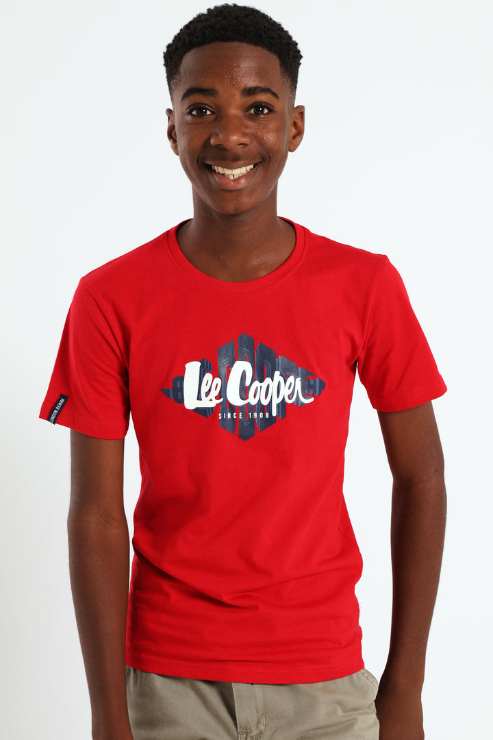 Boys Bastin Tee - Red