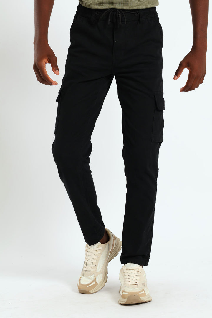 Boys Campione Cargo Pants - Black