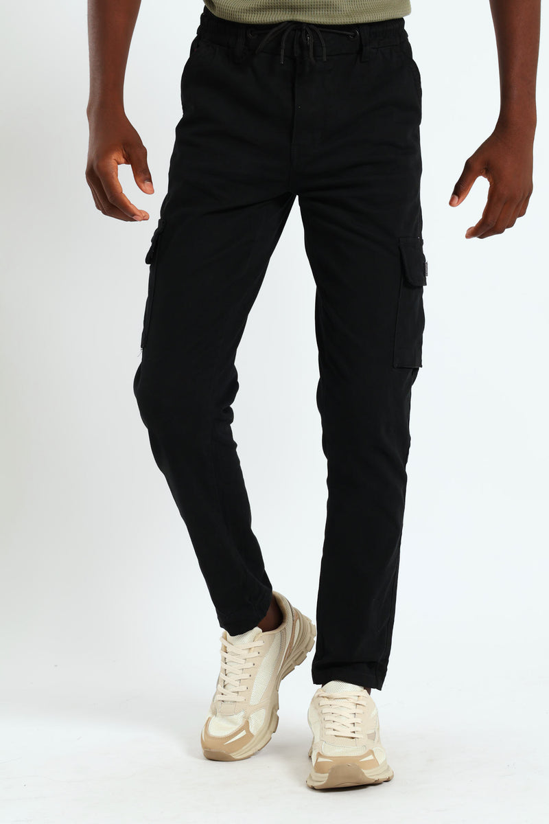 Boys Campione Cargo Pants - Black