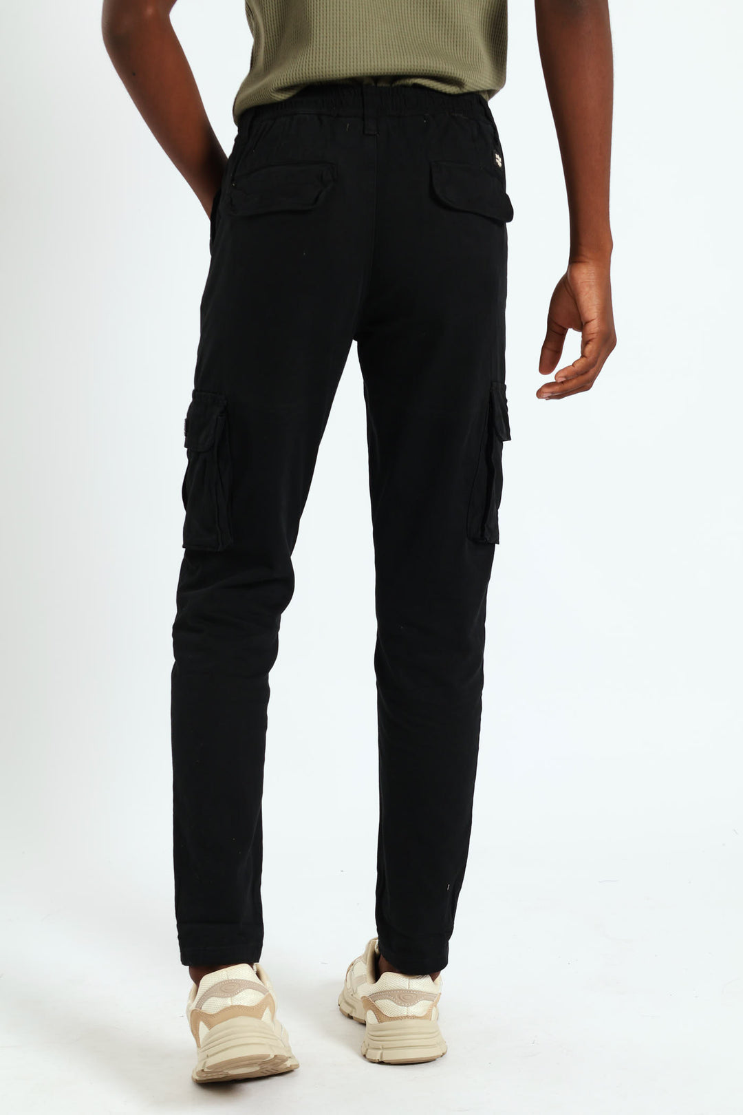 Boys Campione Cargo Pants - Black