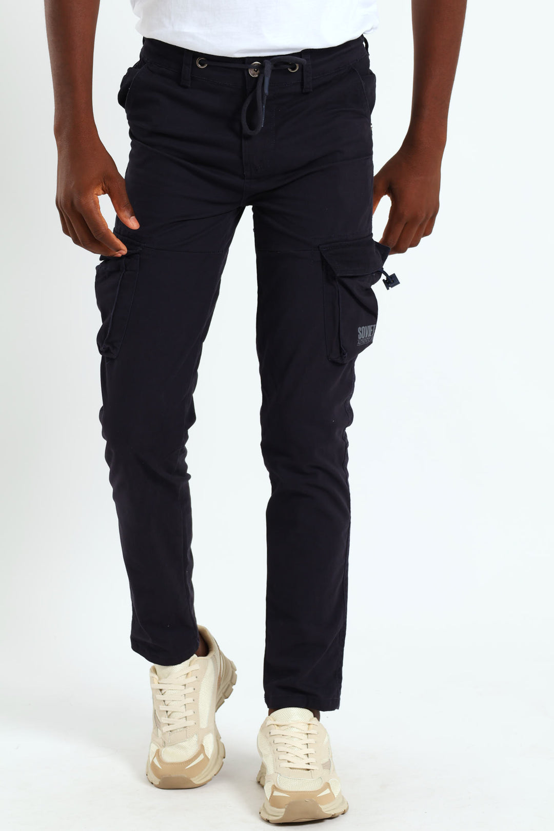 Boys Kings Cargo Pants - Navy