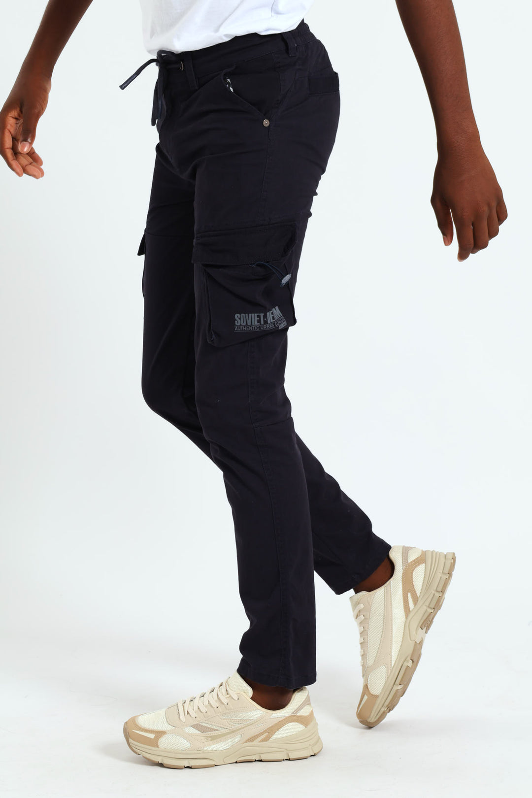 Boys Kings Cargo Pants - Navy