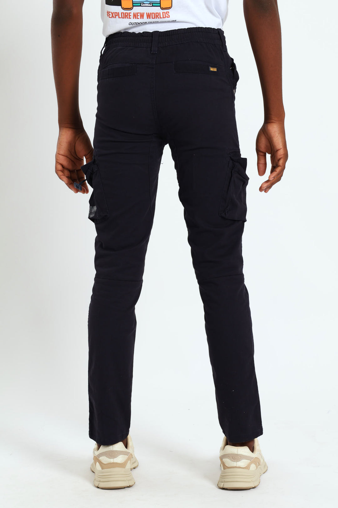 Boys Kings Cargo Pants - Navy