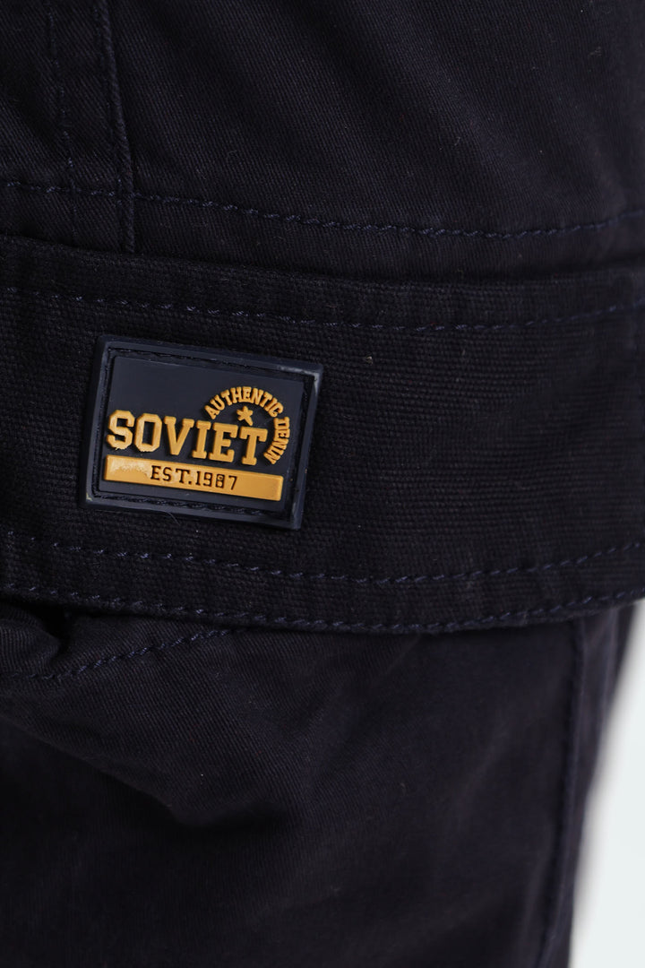 Boys Kings Cargo Pants - Navy