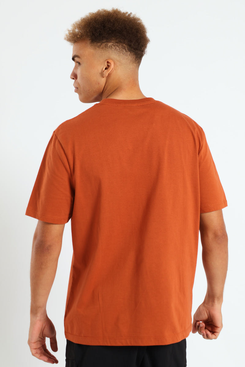 Warpaint Skull Tee - Rust