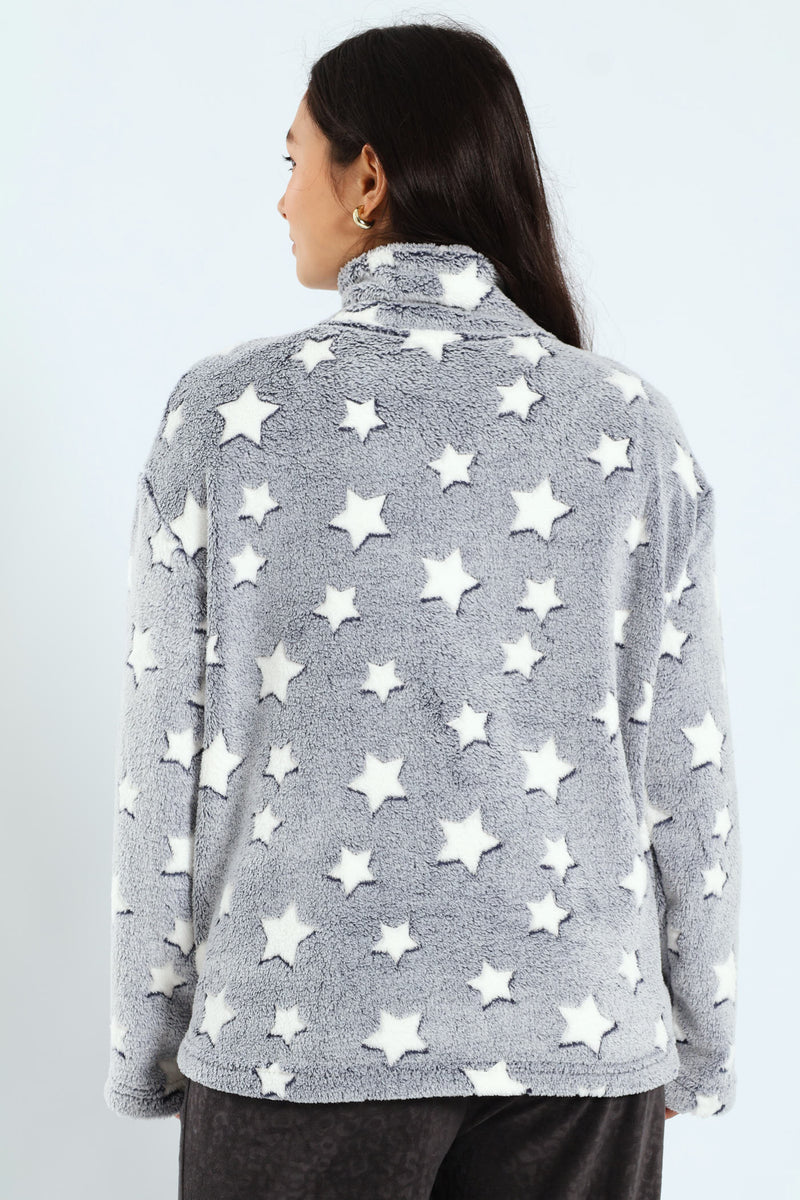Crop Pullover Stars Snuggie