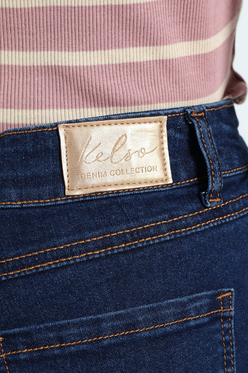 Five Button Skinny Jean - Dark Wash