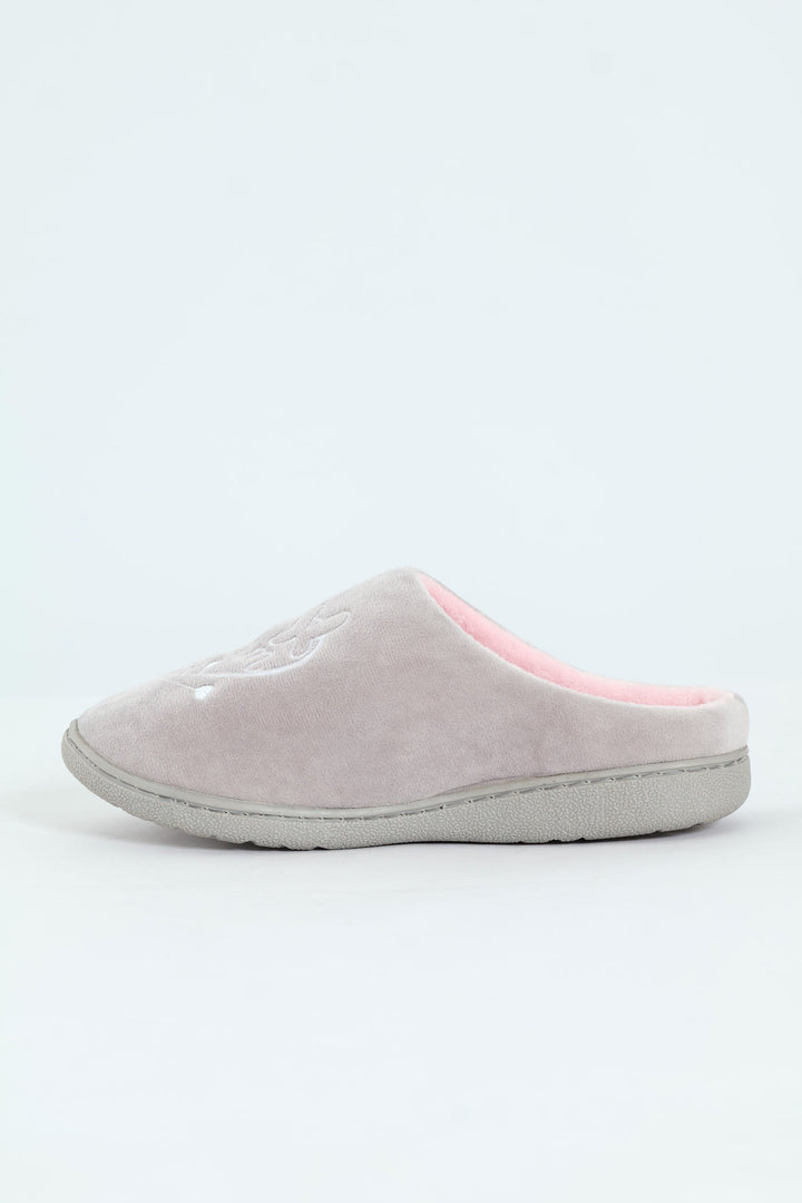 Classic Mule Slipper - Light Grey