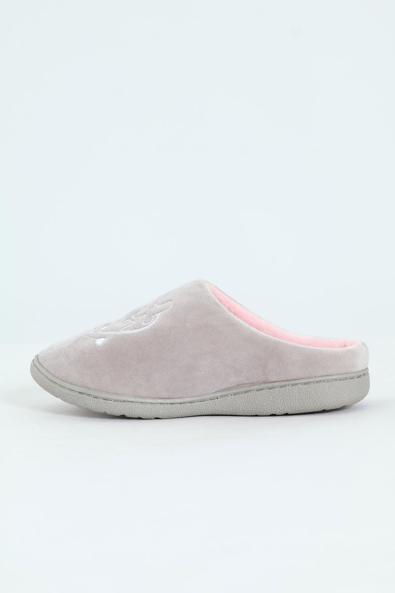 Classic Mule Slipper - Light Grey