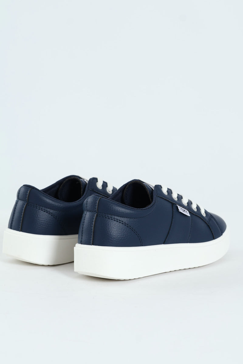 Lola Platform Sneaker - Navy