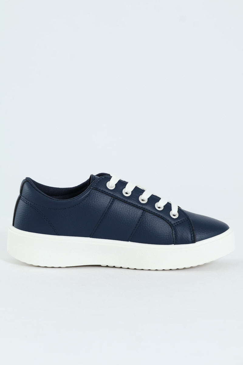 Lola Platform Sneaker - Navy