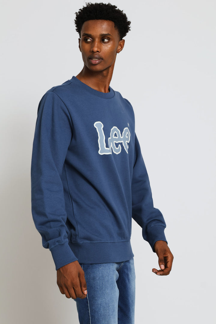 Logo Crew Top - Blue