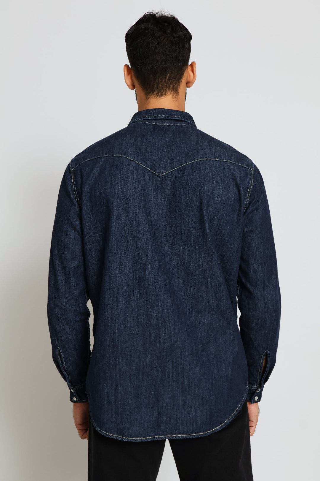 Std Za Classic Western Shirt - Indigo