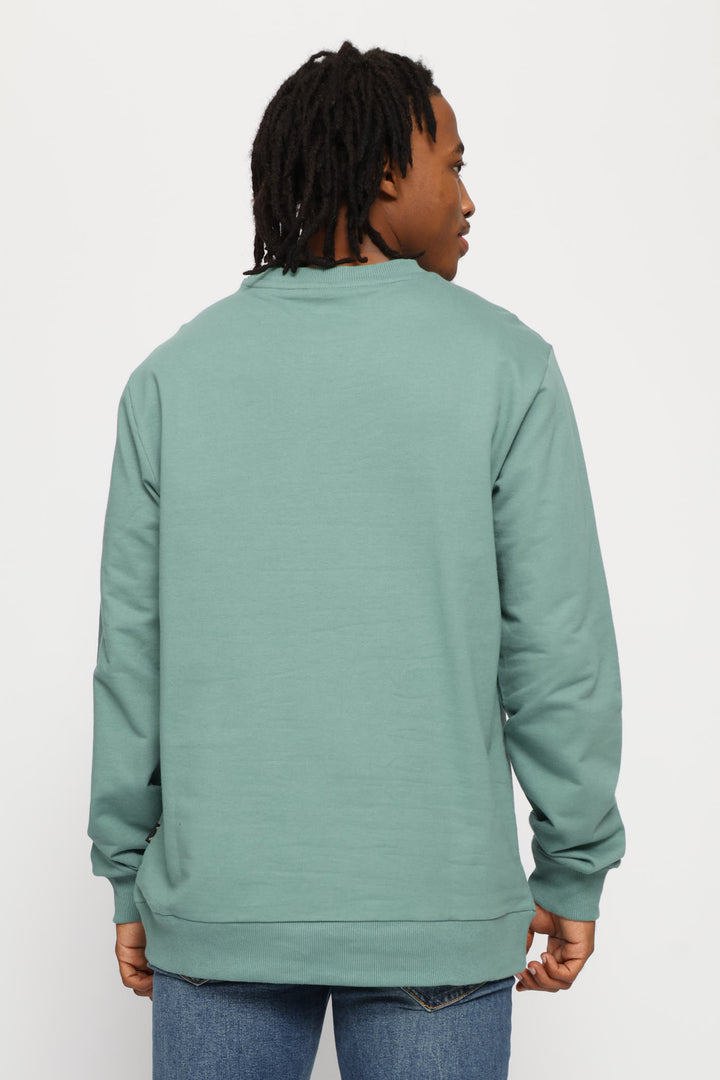 Arch Crew Top - Seafoam
